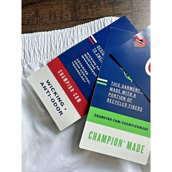 Champion Women's Lightweight  Fitness Workout Gym Running Shorts White XXL - Picture 7 of 9